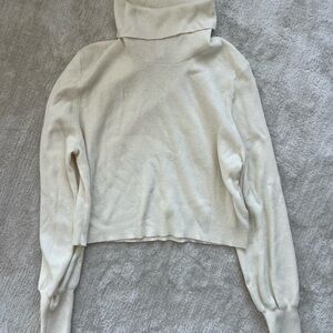 Wilfred Off-White Turtleneck Sweater